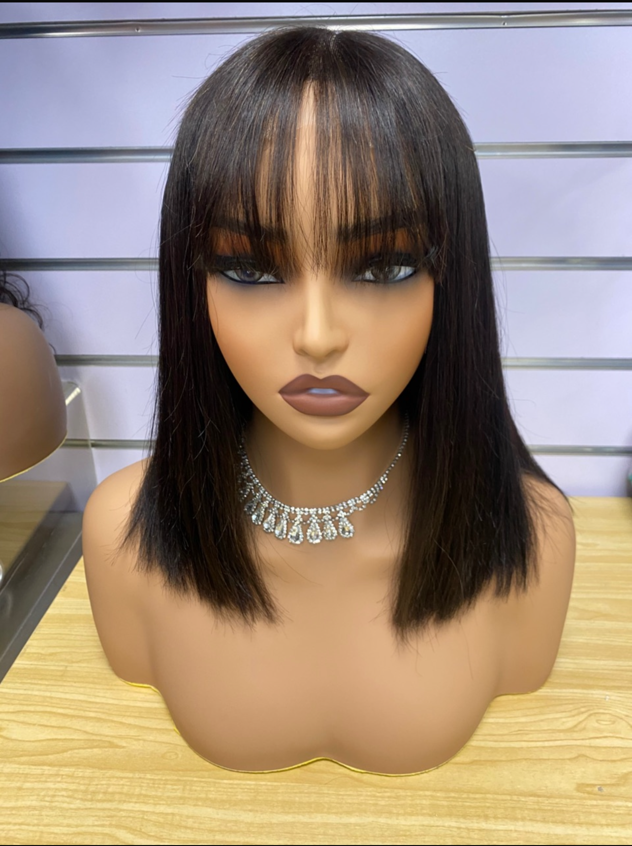 Fringe SDD human hair wig 12inch & 14 inch