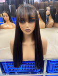 Fringe SDD human hair wig 22 inch