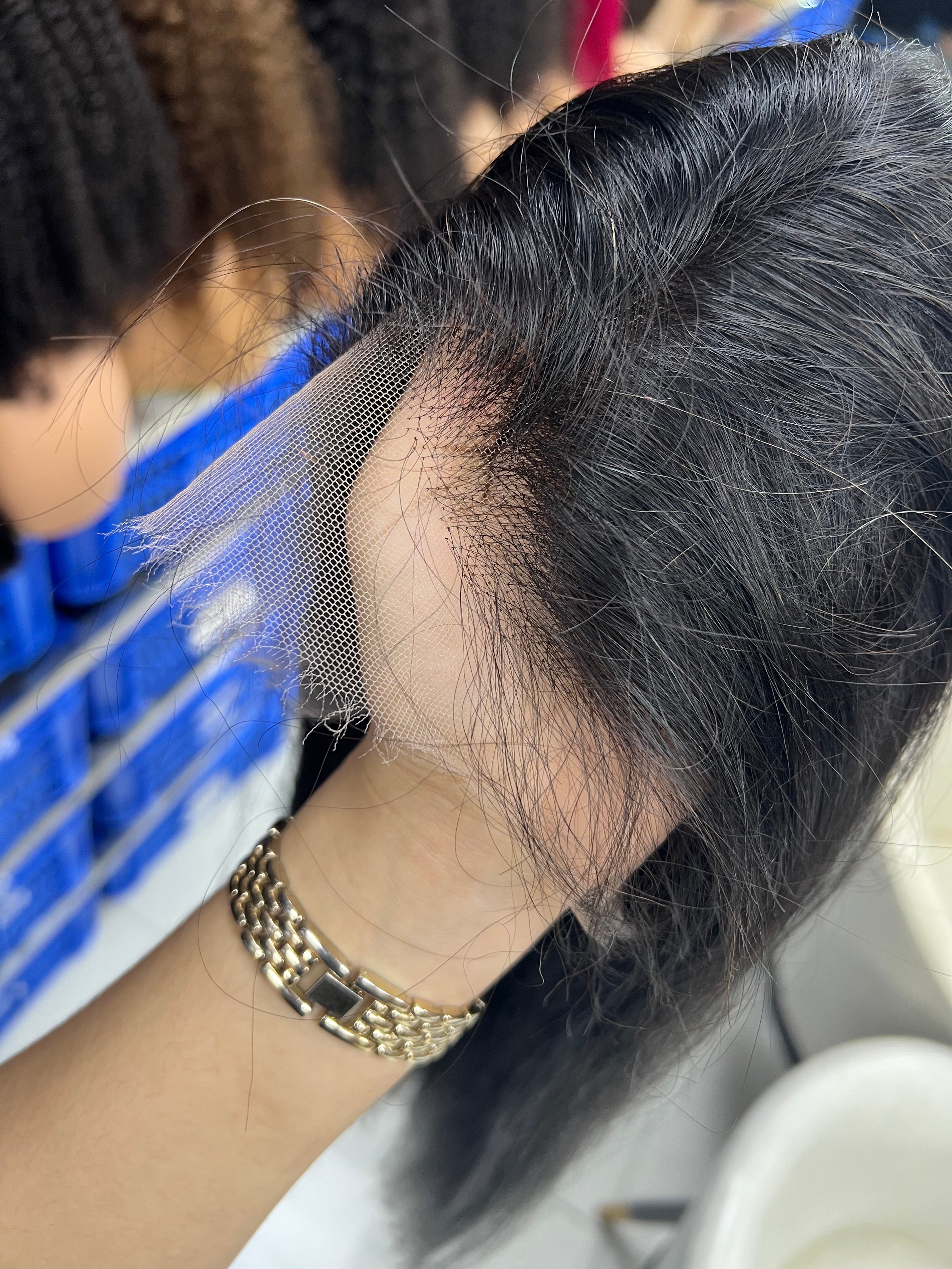 13*4 SDD black human hair wig