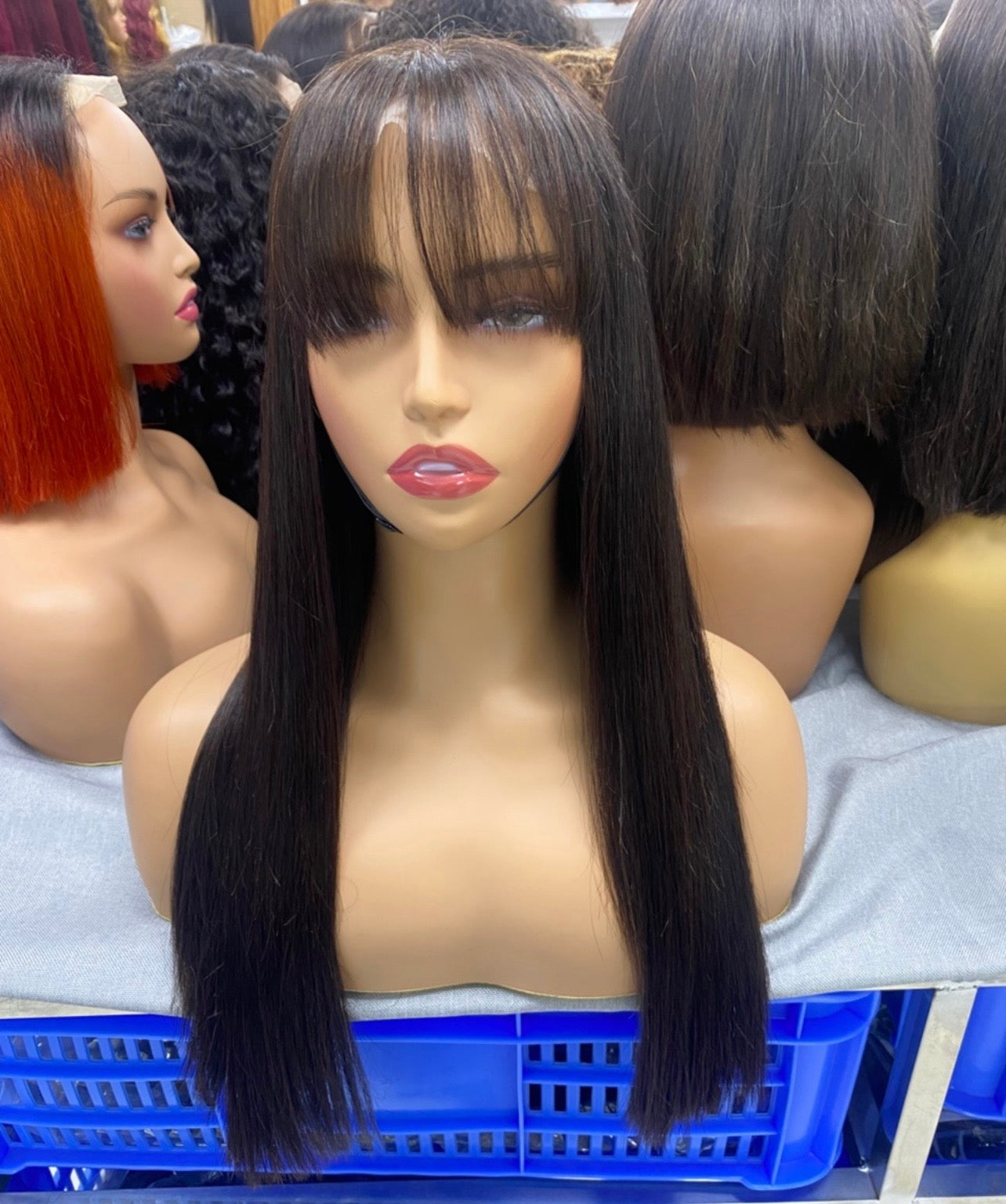 Fringe SDD human hair wig 22 inch